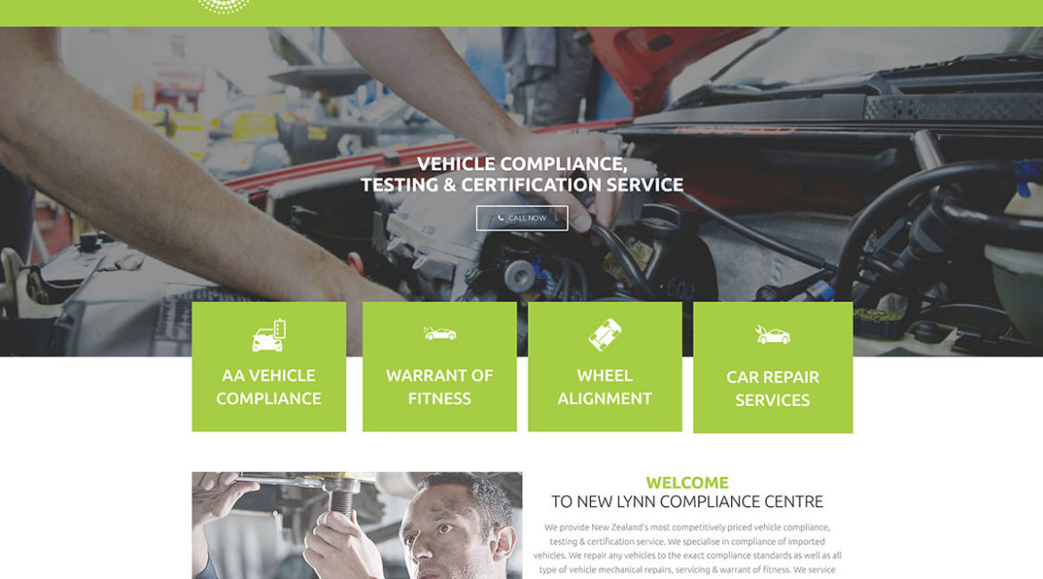 New Lynn Compliance Centre Auckland Website Design