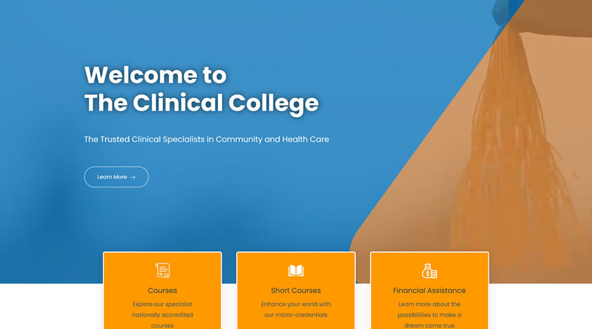The Clinical College Sydney Website Design
