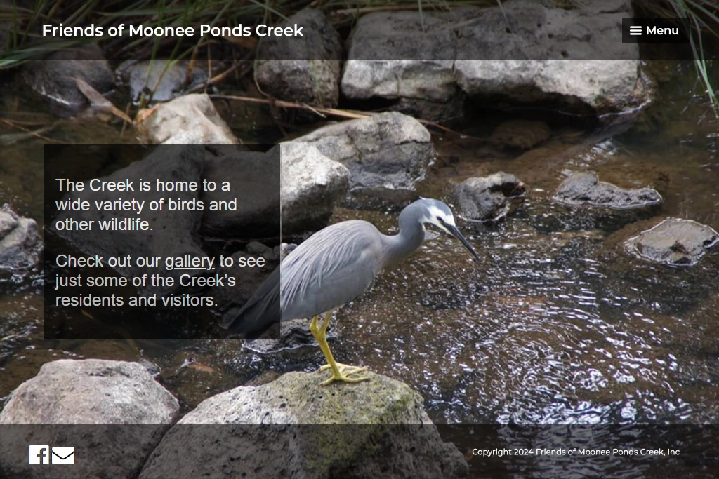 Friends at Moonee Ponds Old Website - Before