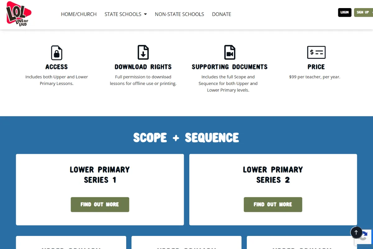 Love Out Loud - Video Education Website Design in Sydney